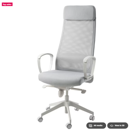 كرسي مكتب جديد من ايكا للبيع