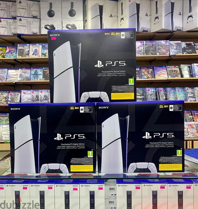 Playstation 5 Digital New 1 Tera - PS5 ديجيتال جديد ضمان 6 شهور