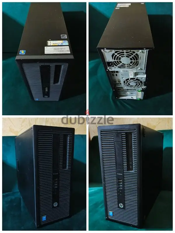 كمبيوتر جيمنج كامل مستعمل HP بمعالج i5 وكارت شاشة AMD RX 580