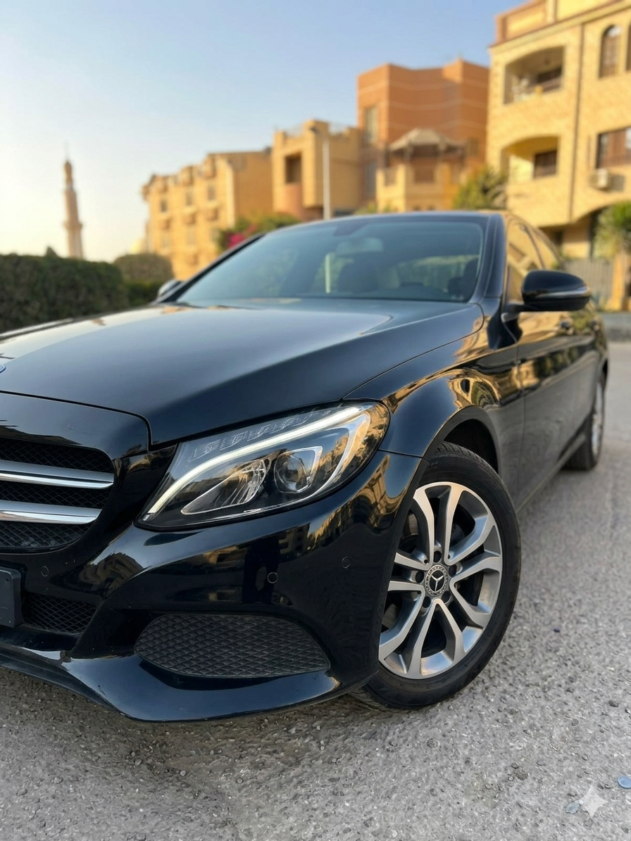 Mercedes C180 Classic 2017 | فتيس 9 سرعات | حالة راقية جداً