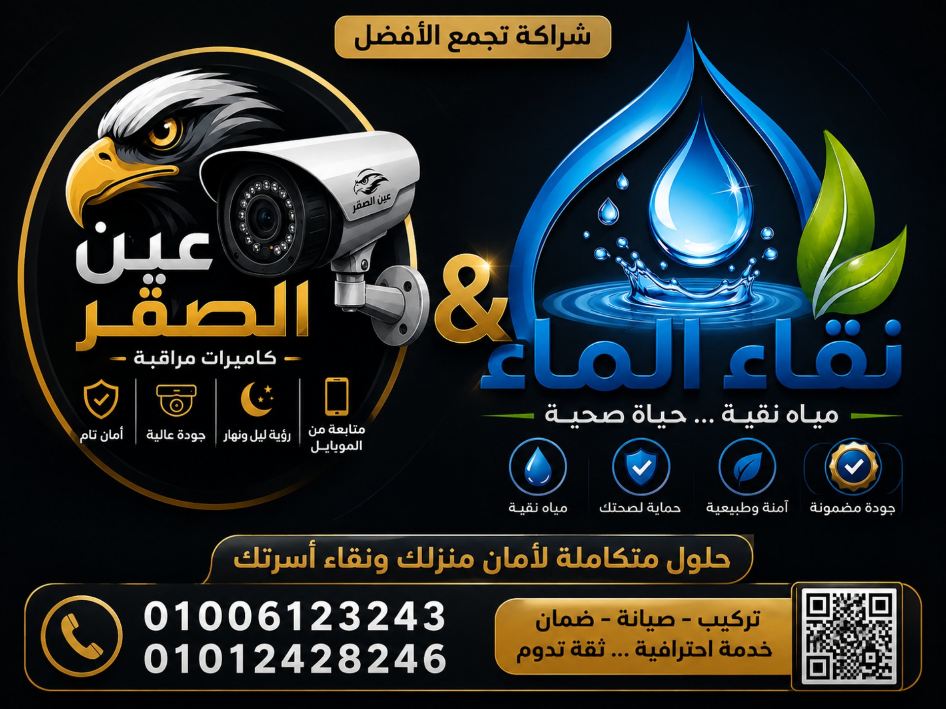 فلاتر مياه نقاء الماء - جميع الأنواع والصيانة وقطع الغيار الأصلية