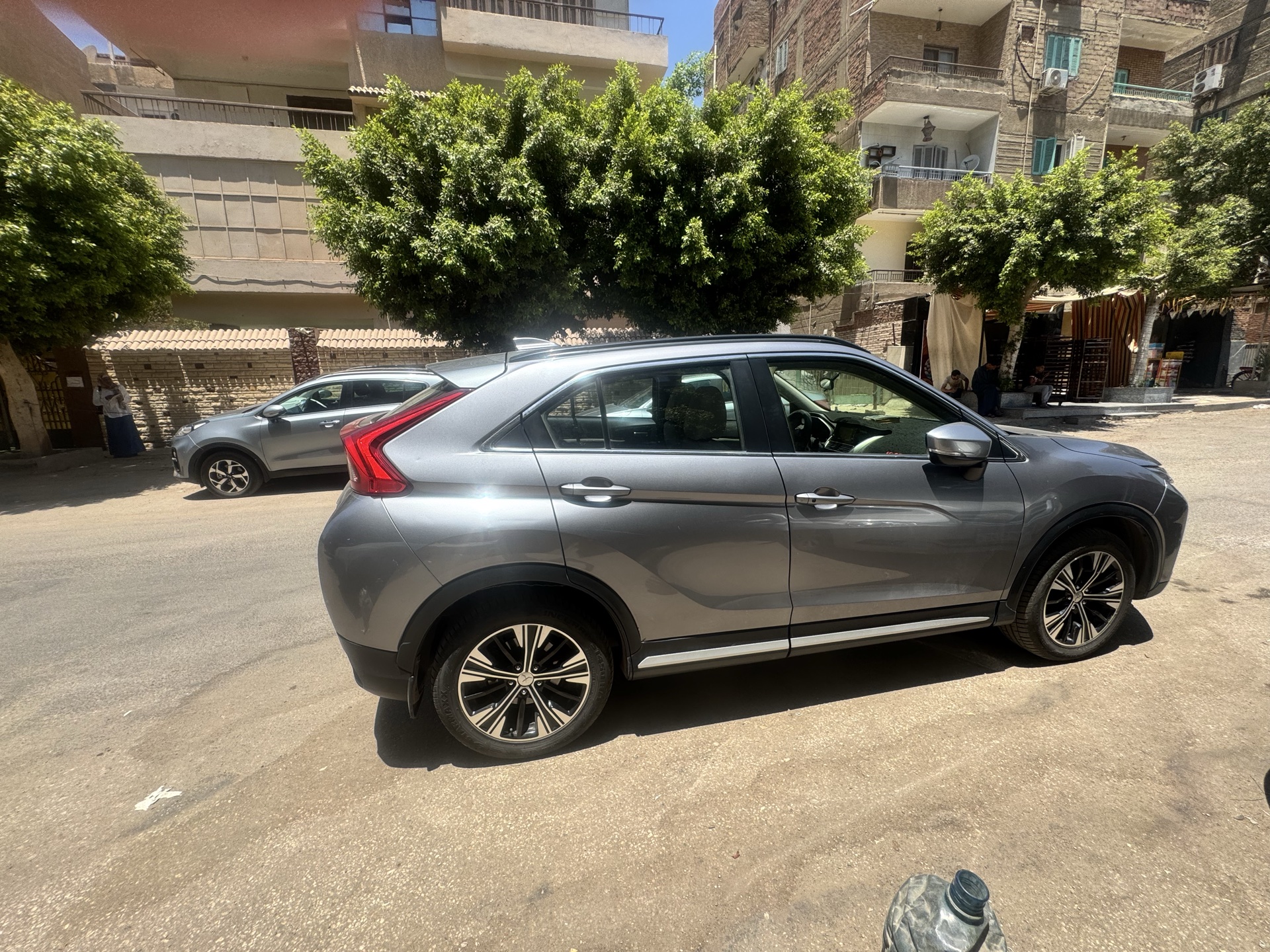 ميتسوبيشي إكليبس 2018 CVT رمادي مستعمل بحالة الجديد
