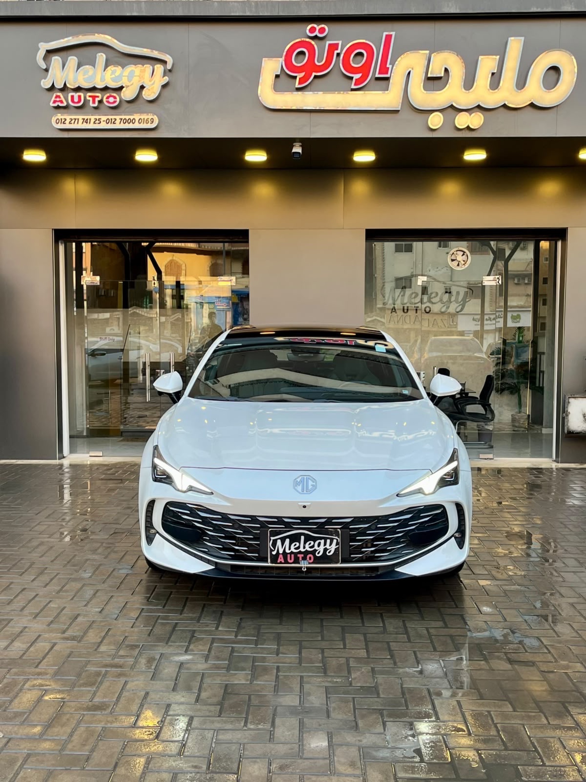 MG ديلوكس7 2025 أوتوماتيك أبيض مستعمل بحالة الجديد