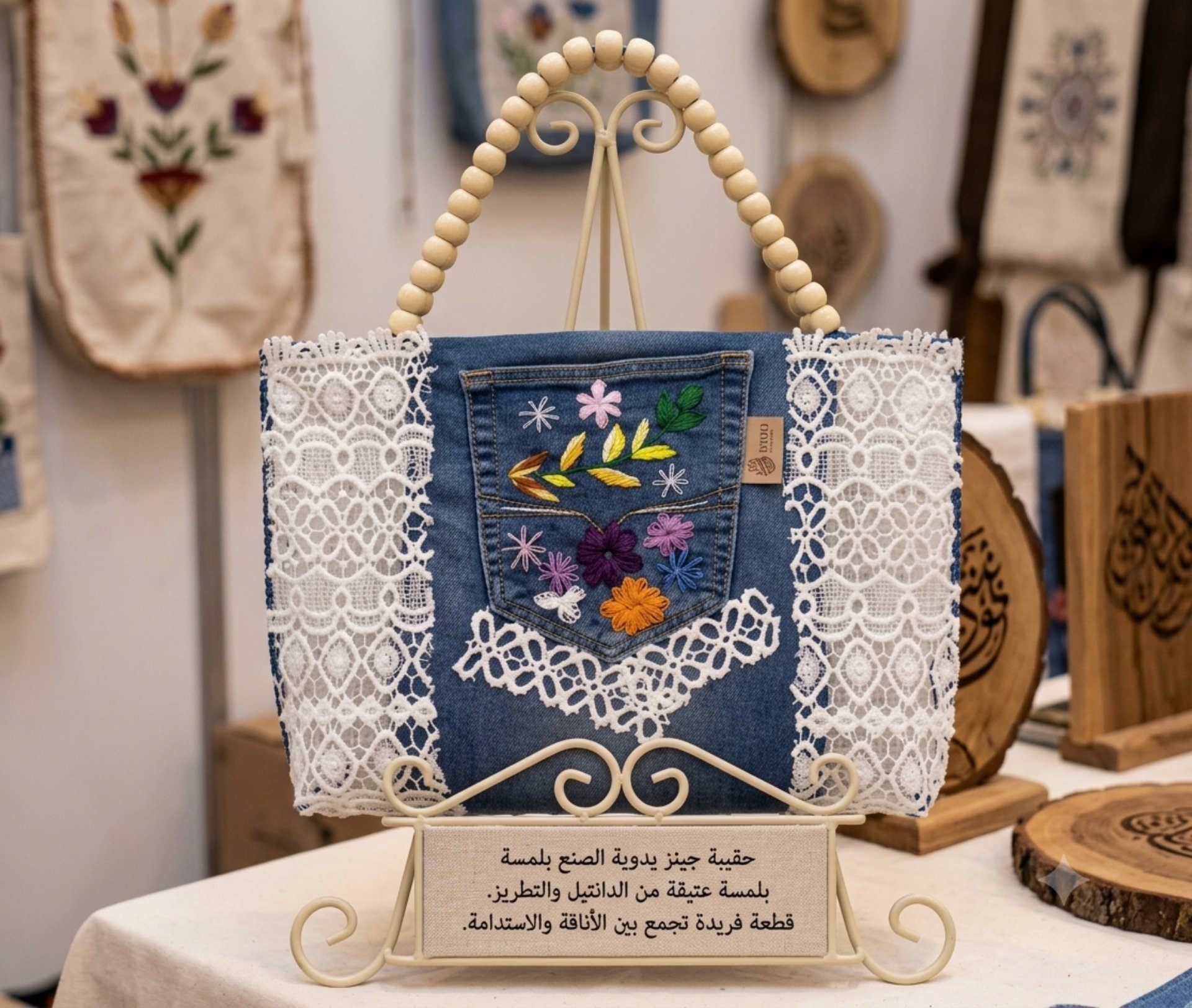 شنط نسائية فاخرة هاند ميد من الأحجار الطبيعية - ماركة Shirahand_made